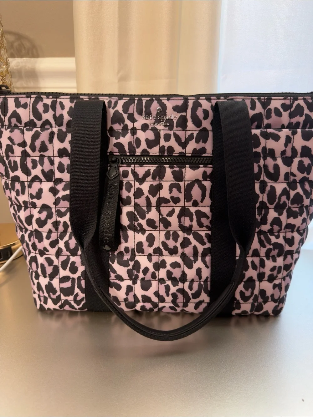 kate Spade Quilted Leopard Tote - Picture 2 of 6